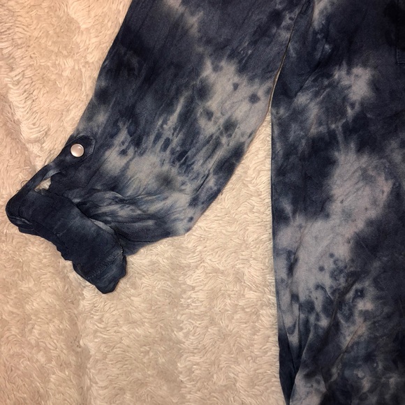 TRAMP blue tie dye Tunic New with Tags - Picture 5 of 8